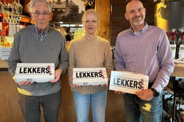 Ook voor de derde plaats was er gebak