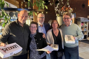 Derde plaats met 76 bruto 